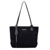 Suede Bag Women's Large-capacity New Autumn and Winter Versatile Shoulder Bag Rhombus Commuter Tote Bag