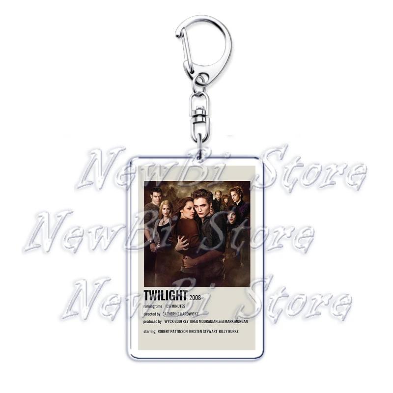 The Vampire Diaries Twilight Keychain for Accessories Damon Stefan Salvatore Elena Bella Swan Edward Cullen Key Chain Keyring