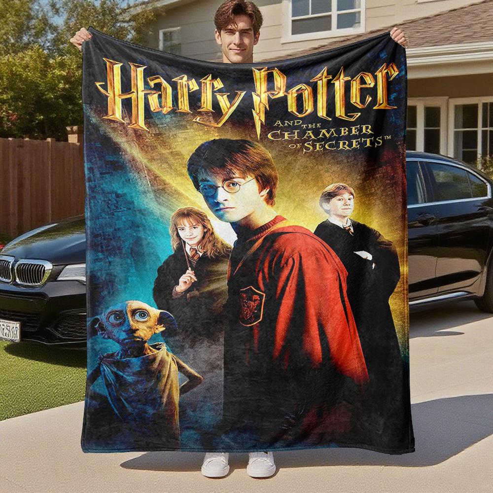 1pc Harry Potter Chamber Secrets Outdoor Flannel Throw Blanket All Season Soft Warmth,Home Decor 1031191