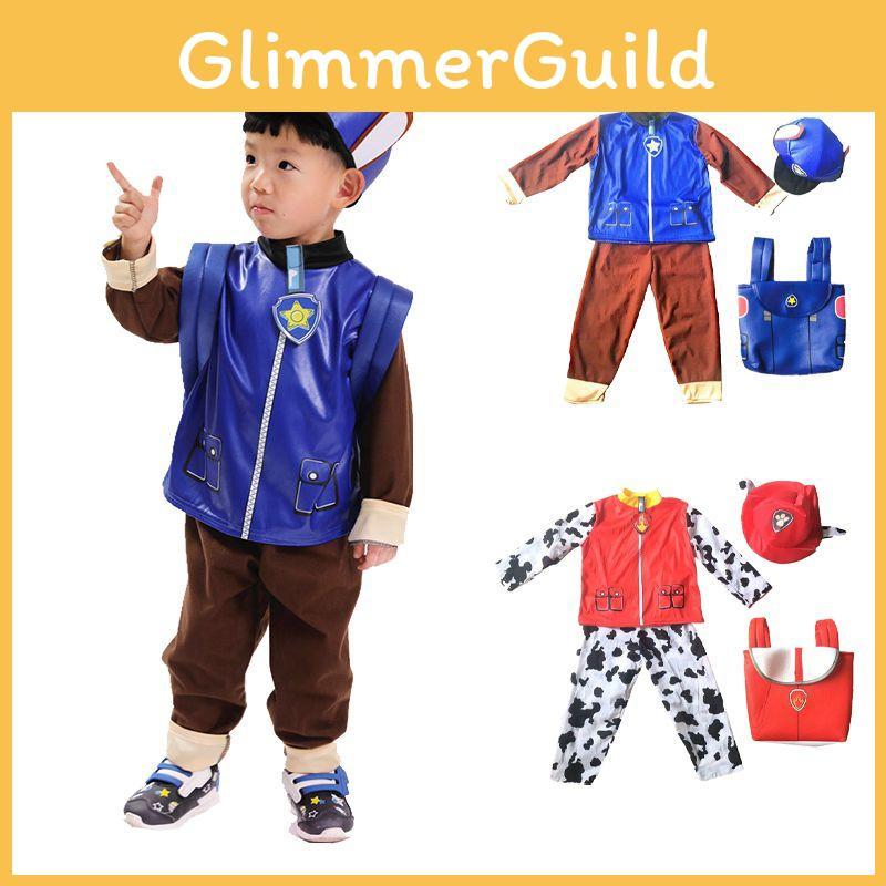 Costum Adorabil Cosplay Paw Patrol pentru Copii cu Marshall Chase Skye Ținută de Petrecere