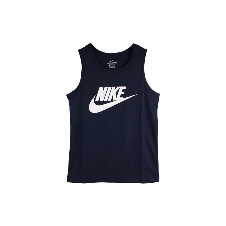 Nike MENS Nike Sportswear Tank Icon Futura Basketball Waistcoat Blue Dark blue Men s AR4992-451 M