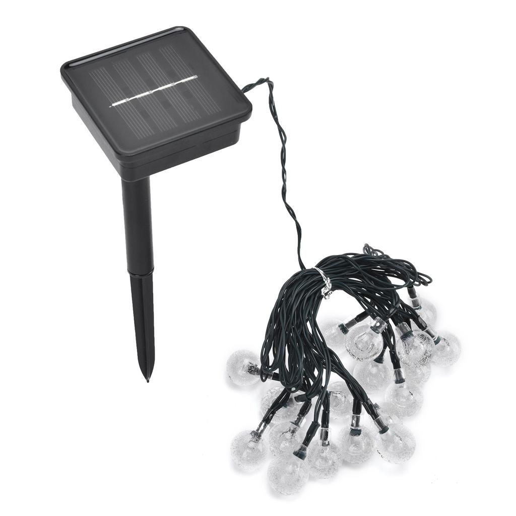 5m LED Solar String Light 20LEDs Decorative Outdoor String Lamp with 8 Lighting Modes for Courtyard Garden Party