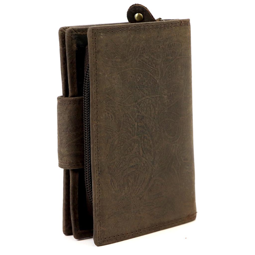 Leder Damen Portemonnaie Gregorio BD02 D09