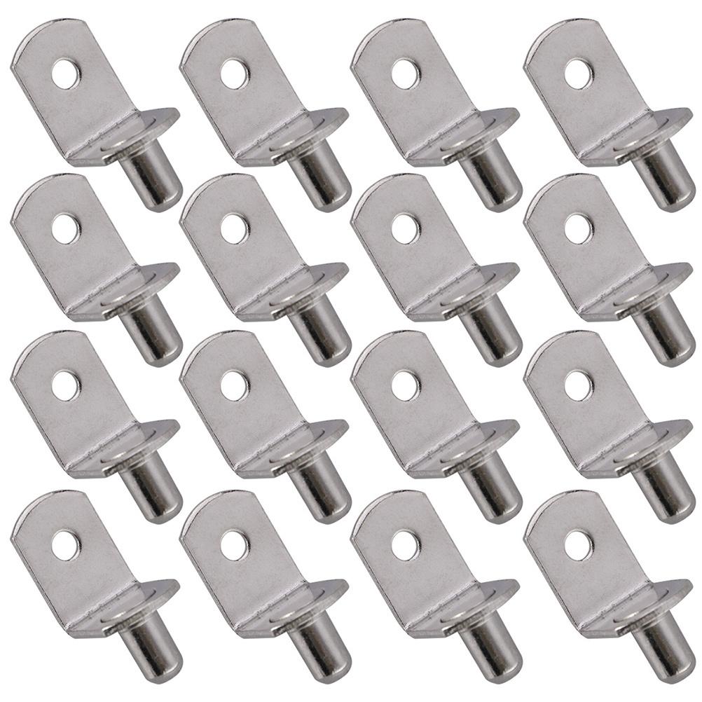 25Pcs L-Shaped Shelf Support Rust-Resistant Brackets Fit Standard Shelf Holes for Home Office Use Shelving Brackets