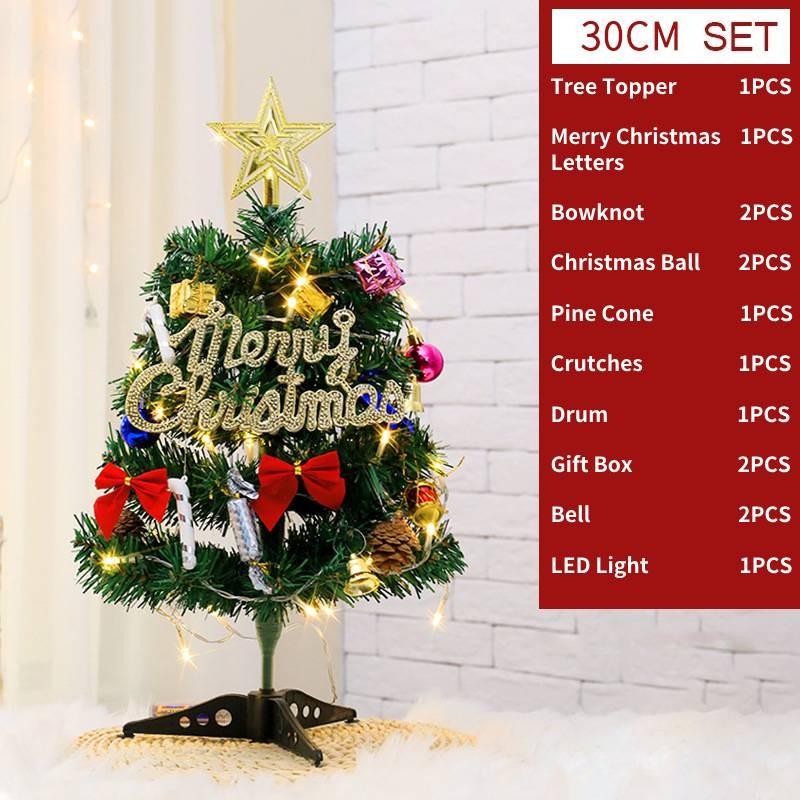 

Mini Christmas Tree Led Lights Santa Claus Decoration Lamp Living Room Ornament 30cm/11.81in
