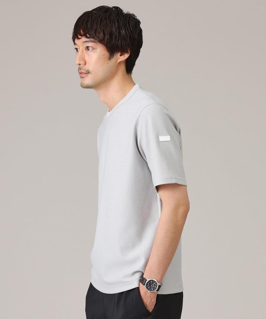 Takeo Kikuchi Men's Melange T-Shirt, Bishu Weave/Made In Japan, Light Gray (011) 04 (LL), 07031013