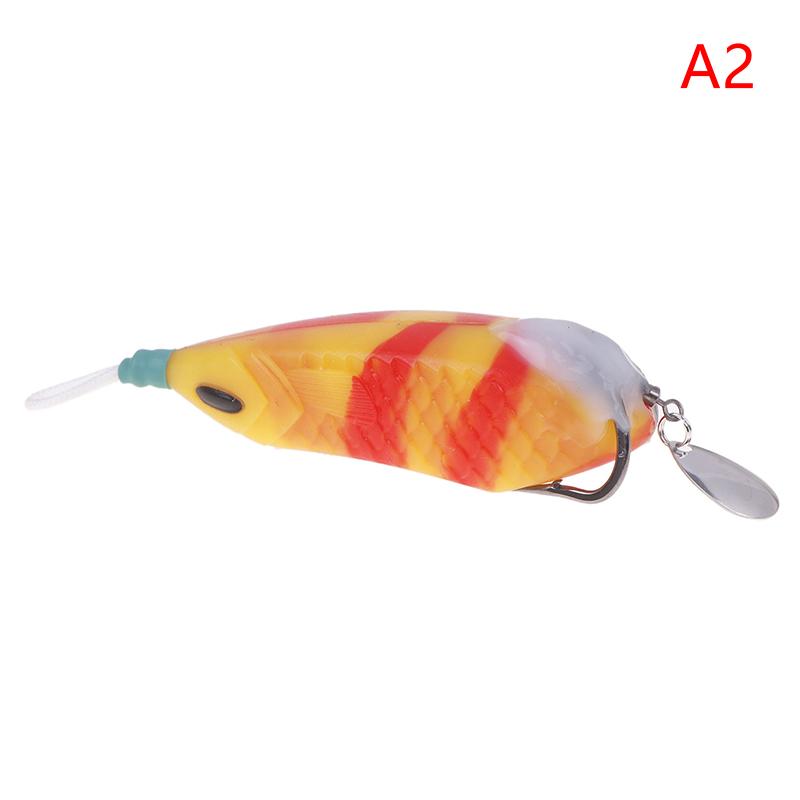 1 Pc Artificial Baits Fishing Bait Topwater Ray Frog Wear-resistant Frog Soft Baits Lure Durable