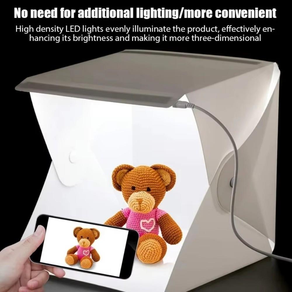 Folding Mini Photobox Light Tent Backdrops Photobox New Room Photo Studio  For DSLR Camera