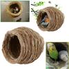 Handmade Grass Woven Bird Nest Xuan Feng Parrot Hummingbird Hanging Birds House Pet Supplies Poultry Toys Grass Nest BreedingBox
