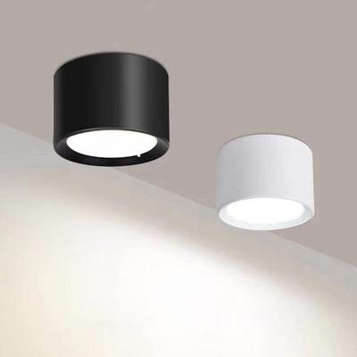 Faretto da soffitto a LED con montaggio in superficie, 5W, 7W, 10W, 12W, dimmerabile, per illuminazione nordica da interno e soggiorno