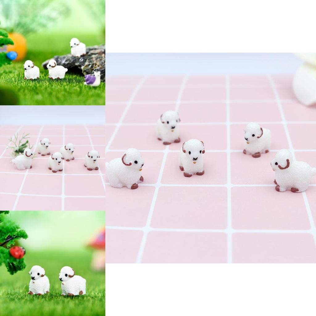 Cute Cartoon Sheep Decoration Ideal For Crafting Resin Art Projects And Mini Landscapes