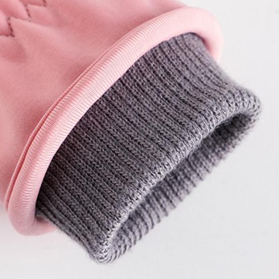 Dětské lyžařské rukavice Vodotěsné s fleecovou podšívkou Zimní rukavice Teplé Větruodolné rukavice s protiskluzovými dlaněmi pro chlapce dívky Lyžování Snowboarding Cyklistika