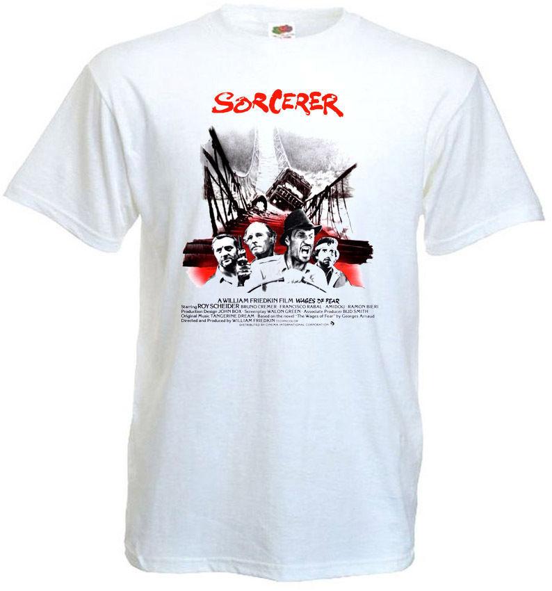 Sorcerer v4 T-shirt white movie poster all sizes S5XL S