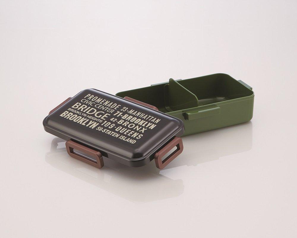 Skater Fluffy Dome Deckel Bento Box 830ml Großes Fassungsvermögen Brooklyn Hergestellt in Japan PFLB8