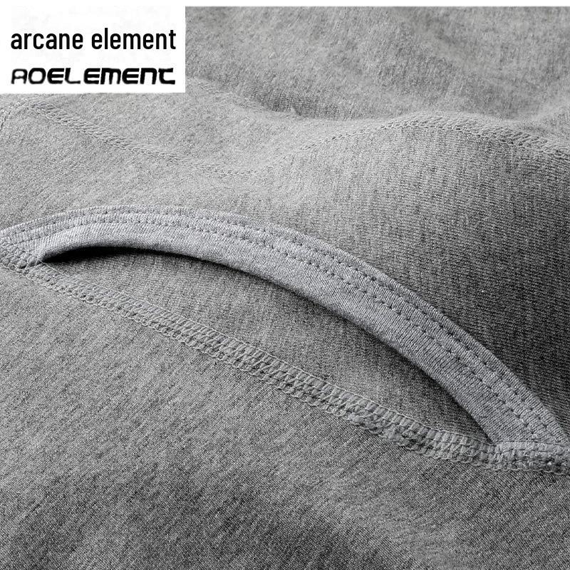 Men's High Waist Warm Cotton Trousers - Lightweight Autumn/Winter Base Layer