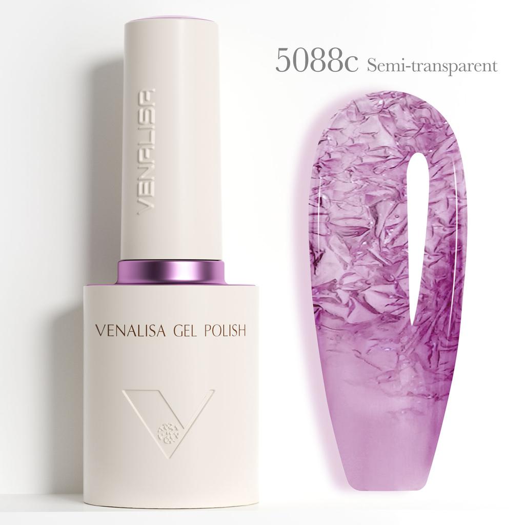 Venalisa 10ml Jelly Gel Nail Polish HEMA/TPO-Free Semi-Transparent Colors UV LED Soak Off Gel for DIY Manicure Kit