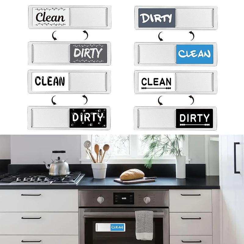 Spülmaschinenmagnet „Clean Dirty Marker“, Magnetmarker für Spülmaschine oder Kühlschrank