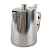 Stainless Steel Coffee Cup Mug Milk Frothing Pitcher Jug with Lid for Latte Coffee Art