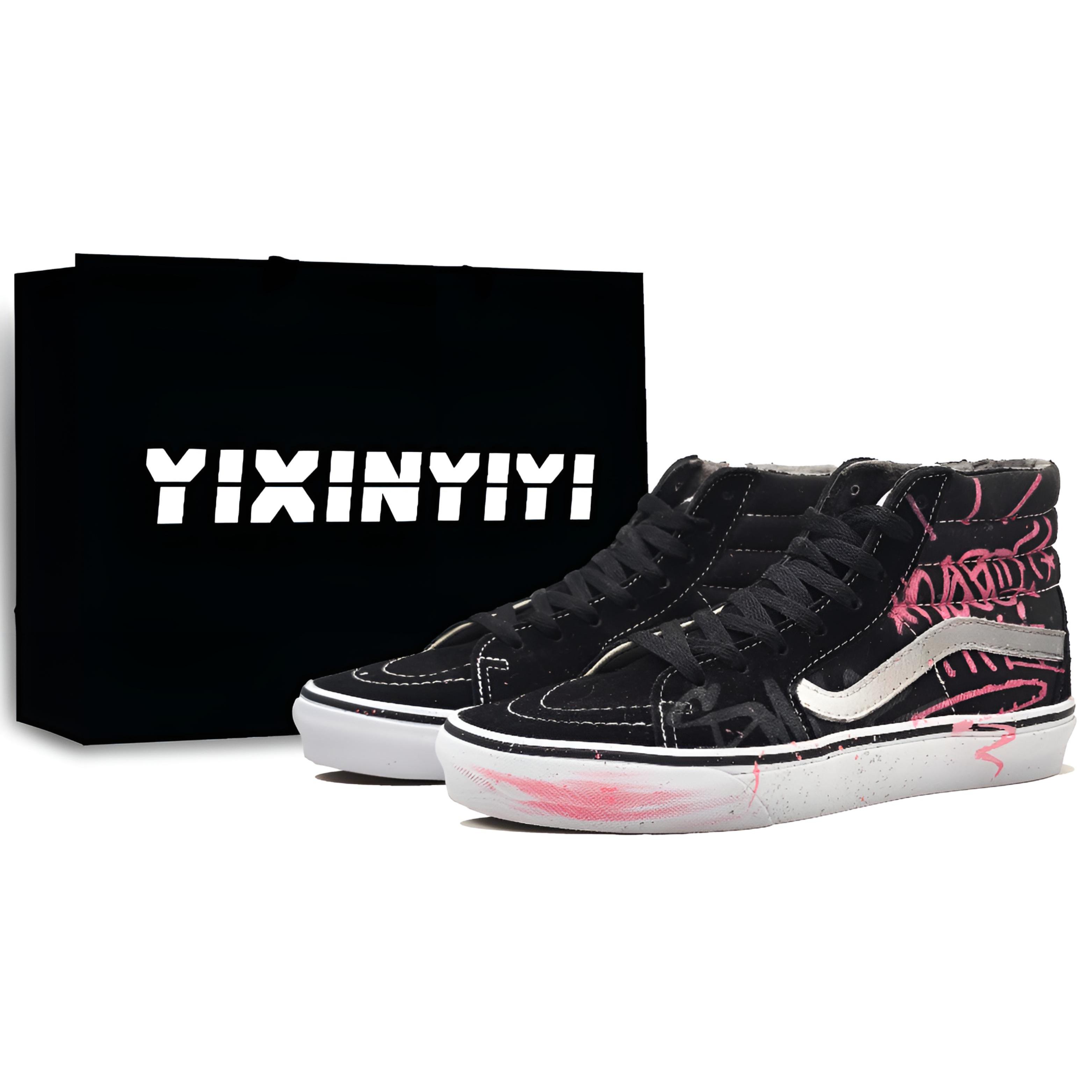Vans SK8 High top Скейтбордические кроссовки Унисекс Персиково-розовые VN000D5IB8C(Команда400-) 36