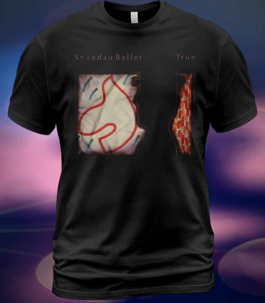 Cotton T-Shirt Spandau Ballet True Album John Keeble Gary Kemp Martin Kemp Unisex T-Shirt M