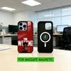 the W-weeknd D-design Phone Case For iPhone17,16,15,14,13,12,11 Plus,Pro Magnetic For Magsafe Wireless Charging