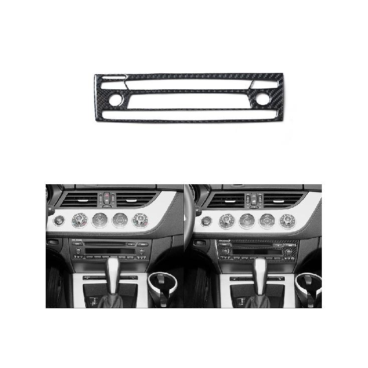 Car Styling Accessories Interior Carbon Fiber Overhead Console Wait Black Stickers Decorative Fit For BMW Z4 E89