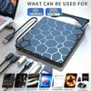 8-in-1 Multifunktionales Externes Optisches Laufwerk & USB/Brenner