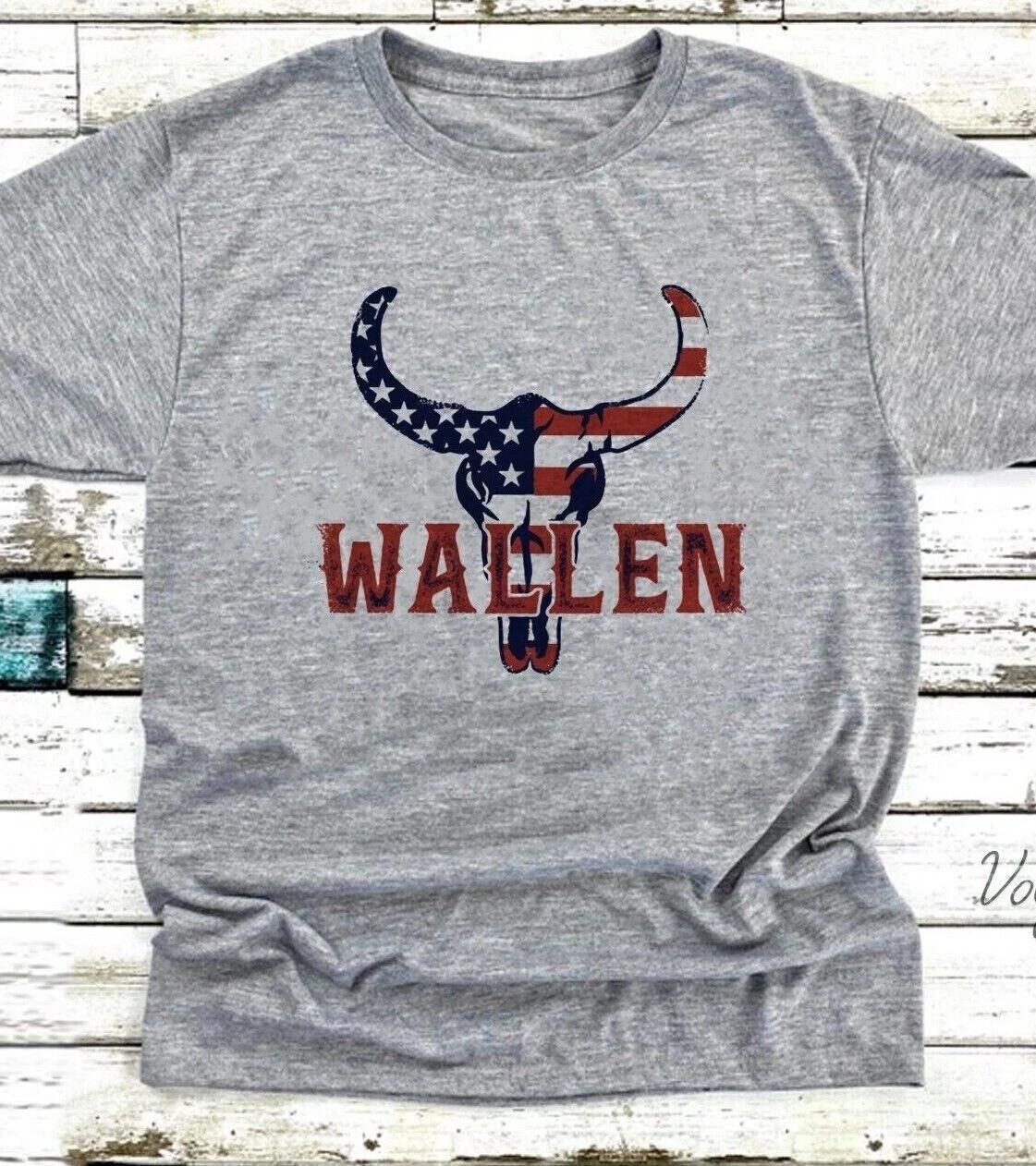 Morgan Wallen - MW - Dangerous Tour - Patriot Skull - Fast Shipping - Uber Soft M
