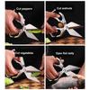 Kitchen Scissors All Purpose Heavy Duty Cooking Shears for Cutting Meat Cooking Gadgets with Nutcracker for Beginner Vegetable