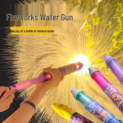 Pull-out Fireworks Water Gun Toy for Kids - Perfect for Summer Water Play