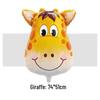 Cartoon Animal Foil Balloon 5-Pack Set