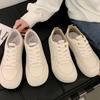 Leather soft-soled little white shoes women's spring new college style versatile ugly cute board shoes casual sports shoes