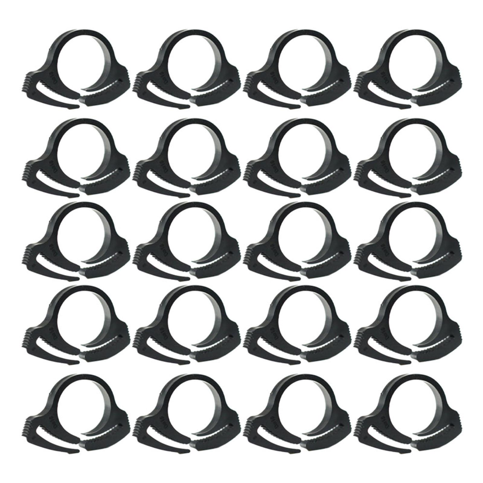 

20pcs Ratchet Clamp For Plastic Ratchet Clamp Irrigation Garden Hose Pipe Garden Power Tools Replacement Accessories
