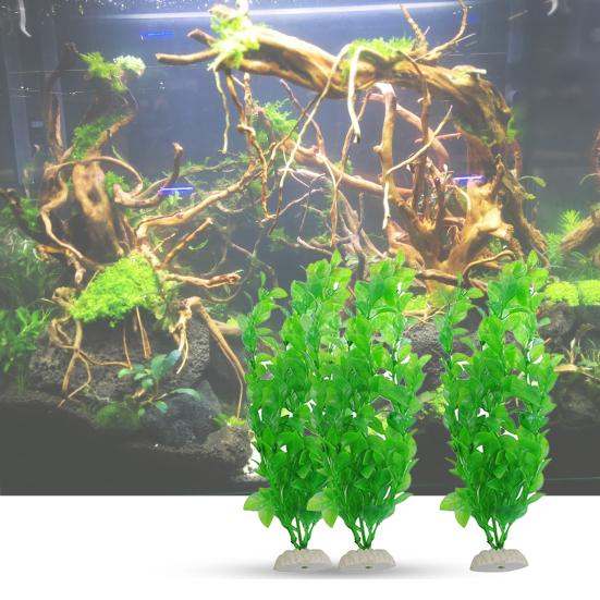 Artificial Water Grass Easily Clean Strong Simulation Beautiful Color Aquarium Decoration Water Grass for Fish Tank