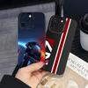 Sci-Fi Video Game M-Mass Effect Phone Case Black Matte Thin Phone Case For iPhone17 16 15 14 13 ProMax