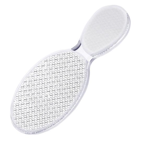 2 ks Nano skleněných pilníků na nohy Oboustranný pemzový kámen Odstraňovač ztvrdlé kůže na patách Tvarování nehtů