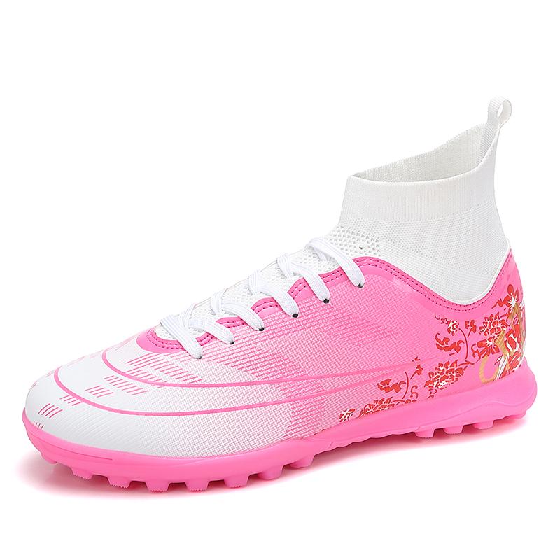 New Men Soccer Shoes for Professional Unisex Futsal High-Football Boots for Quality Match Ultralight Hot Sale Gentle Cleats TF/FG Trainers