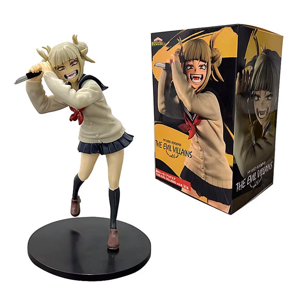 New My Hero Academia Figure PVC Age of Heroes Figurine Toga Himiko Action Collectible Model Decorations Doll Toys For Children