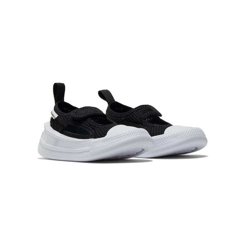 Converse Durable Low Top Sandals Black White For Toddlers A03658C