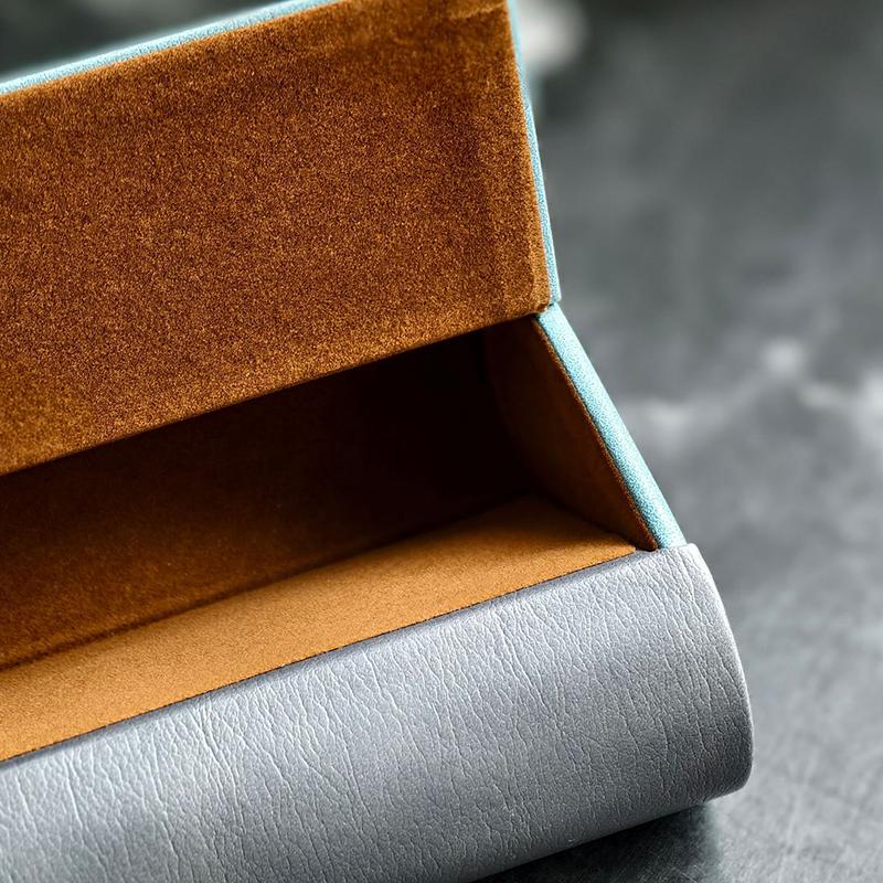 Dual- Glasses Case Double Eyeglasses Case For 2 Pair Eyeglasses Holder Portable Glasses Case Double Layer Glasses Case