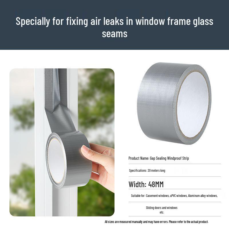 Draft-Free Door & Window Sealing Strip: Leakproof, No-Residue, Windproof, Insulation Film