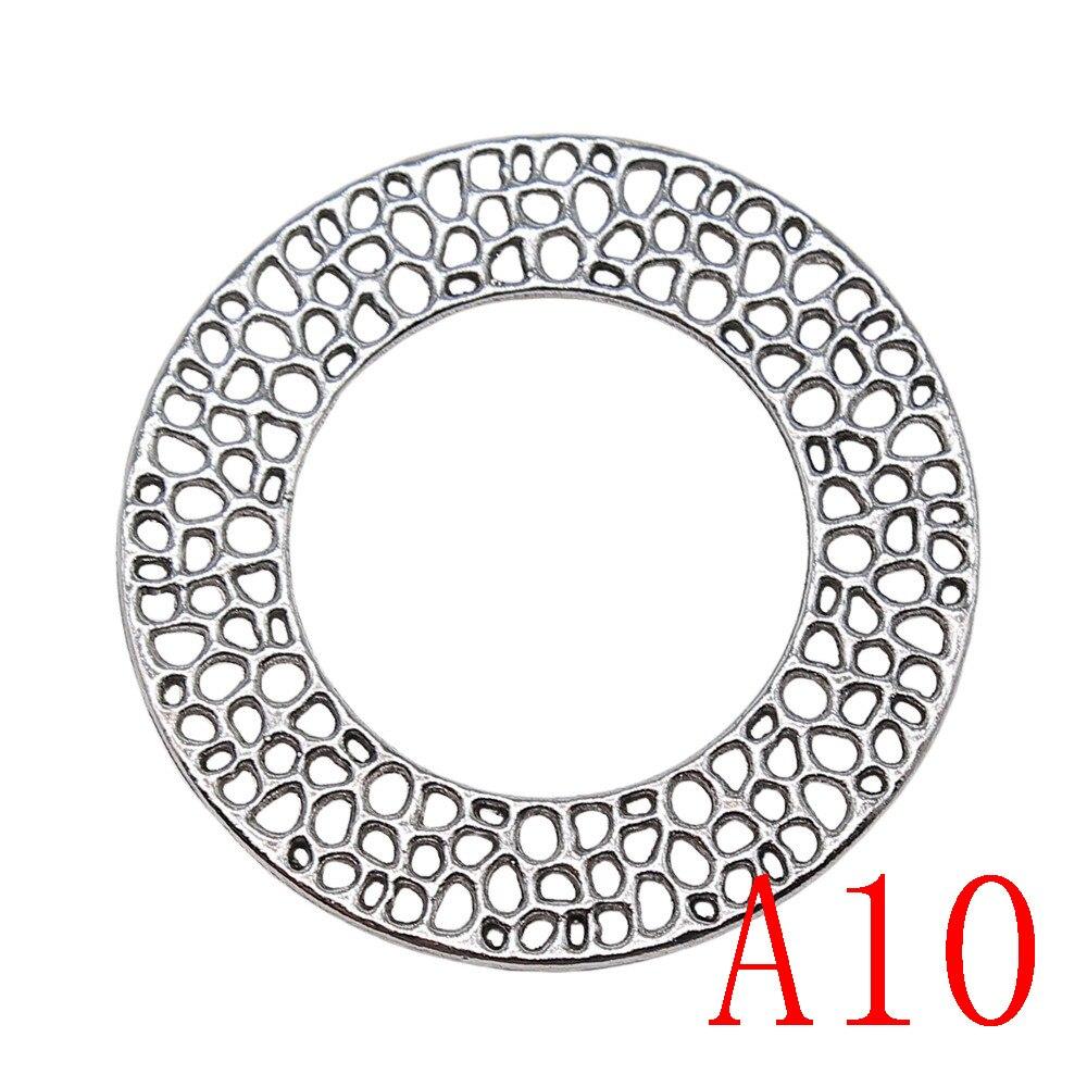 Big Circle Charms For smykker Making Accessori Decor Diy