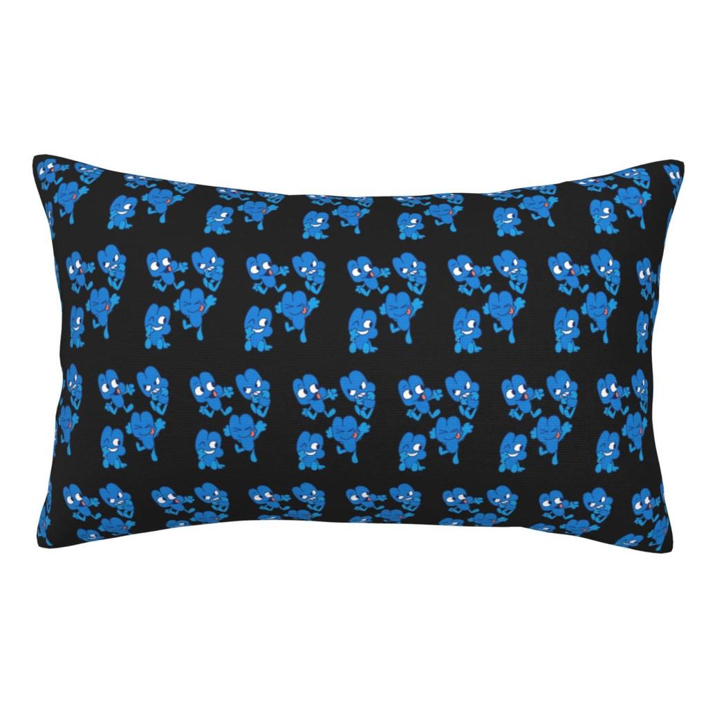 BFDI Four BFB Rectangle Pillowcase Cushion Cover Decorative Bedroom Bed Home Comfort Throw Pillow