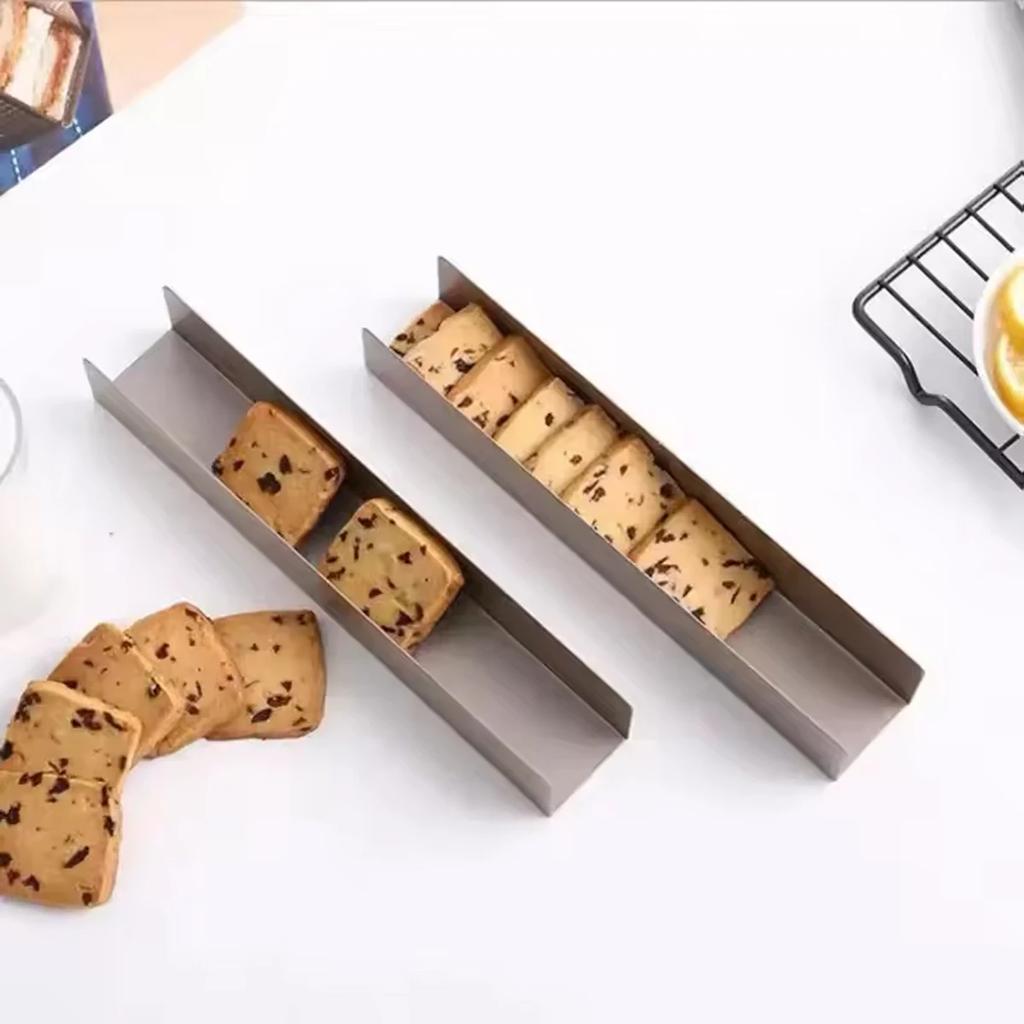 U-Shaped Non-Stick Biscuit Mould Rectangular Bread DIY Cranberry Cookie Shaper Pastry Bakeware Kitchen Accessories Baking Tools