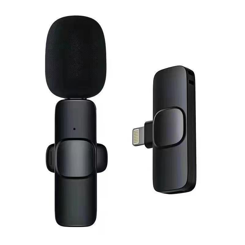 Wireless Lapel Microphone K9: Dual-Channel Noise Reduction for Live Streaming and Video Recording