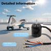24V 2300W Durable Brushless Motor Efficience 4080 RPM Brushless Belt Sensored Motor for Electric Skateboard Longboarding