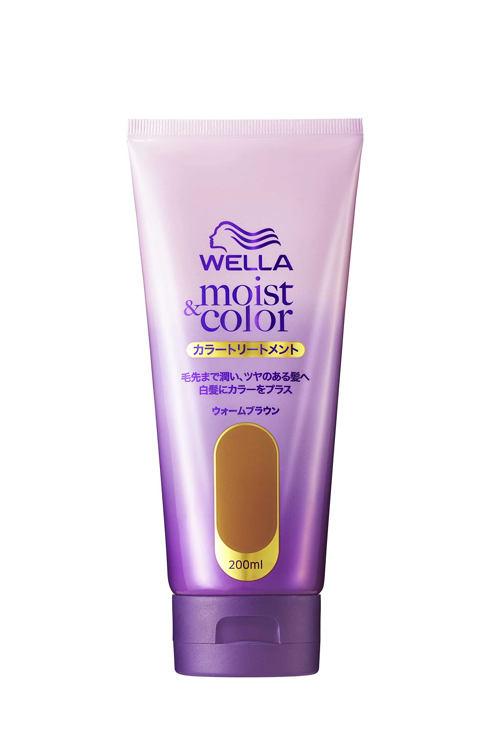

Wella Moist Color Color Warm Moisturizes and brightens hair to the Adds color to gray & Treatment, Brown. ends. hair.