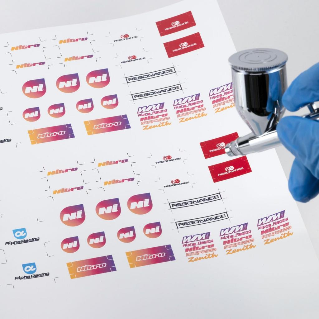 HiQ Parts Home Inkjet Printer Decal Paper A4 5 Plastic Model Decals (White Base, Size), Sheets, INKJ-T05WB-V2