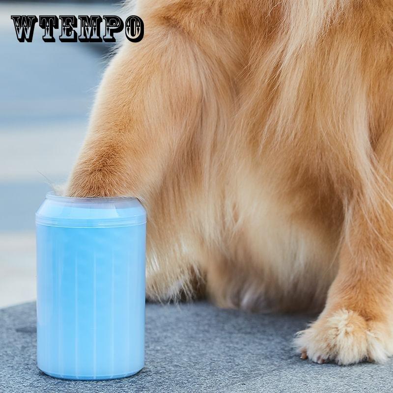 Pet Foot Washing Cup Soft Silicone Cleaning Cup Cat and Dog Paw Massage Pad Brush Pet Cup Dog