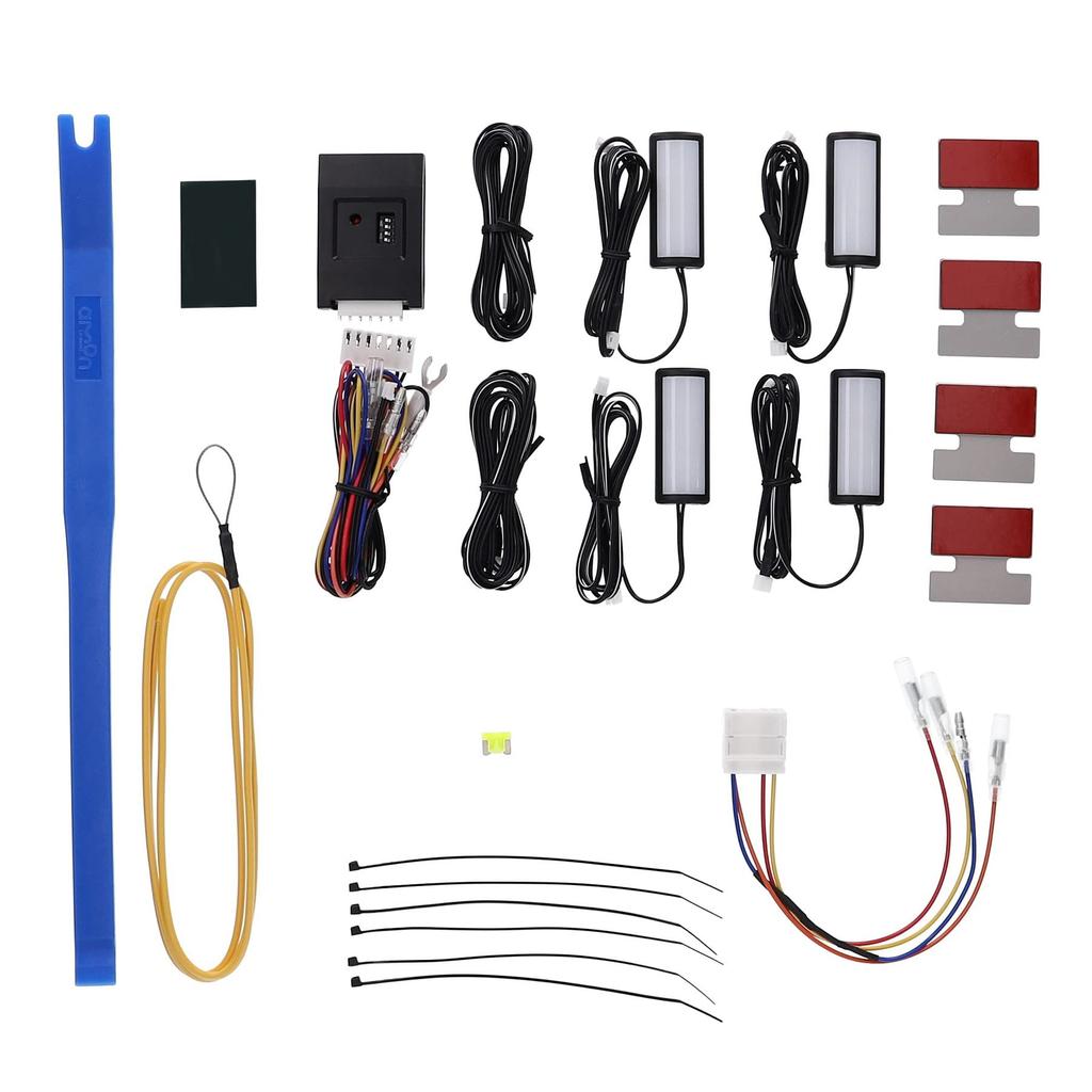 Online LED Footlight Kit for Front and Rear Seats of Step Wagon FB010 [Amon Exclusive] (RP), Blue,